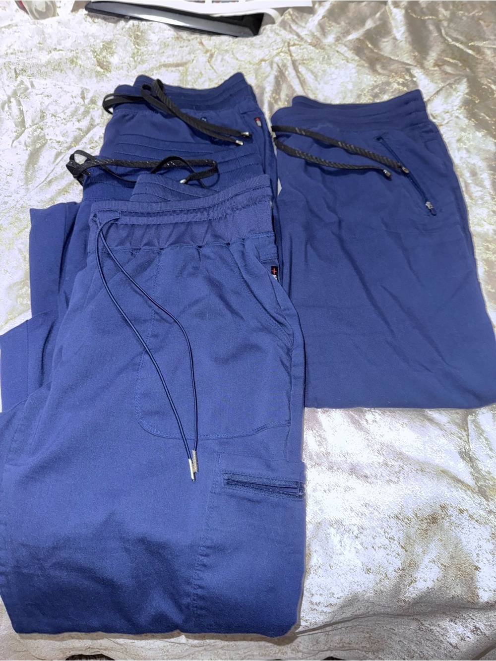 Women’s  Navy Blue Greys Anatomy  Jogger Pant scrubs